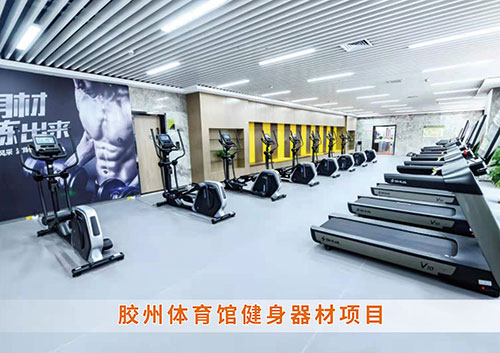 ​开云.kaiyun为胶州体育馆打造的健身房